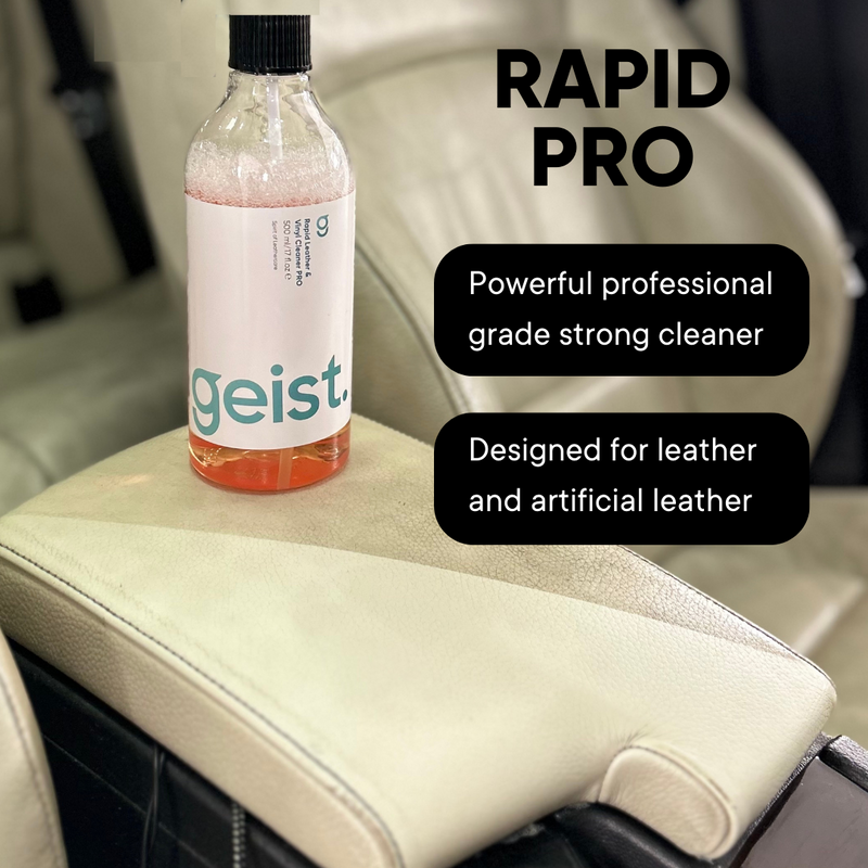 Automotive leather - cleaning and protection