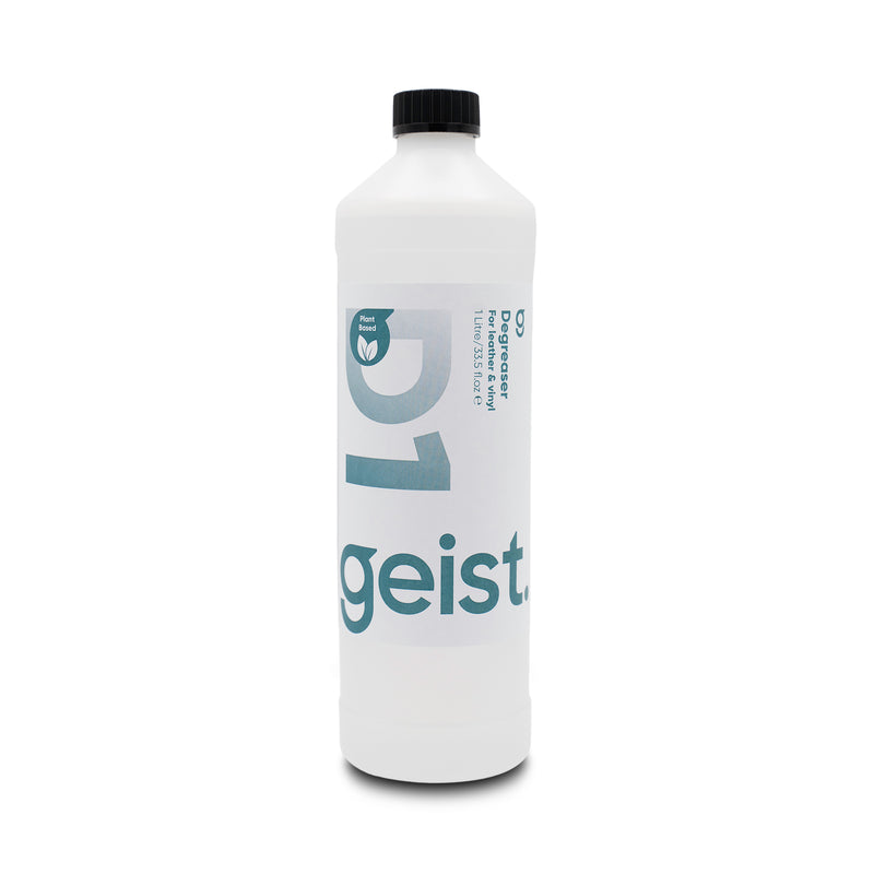 Geist. Degreaser D1 to prepare leather and vinyl surfaces for repair | www.leathercare.com Geist. Degreaser D1 to prepare leather and vinyl surfaces for repair | www.leathercare.com