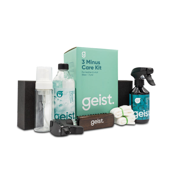 Geist. 3 Minus Care Kit for Leather & Vinyl | www.leathercare.com