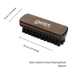 Brosse de nettoyage pour cuir et textile