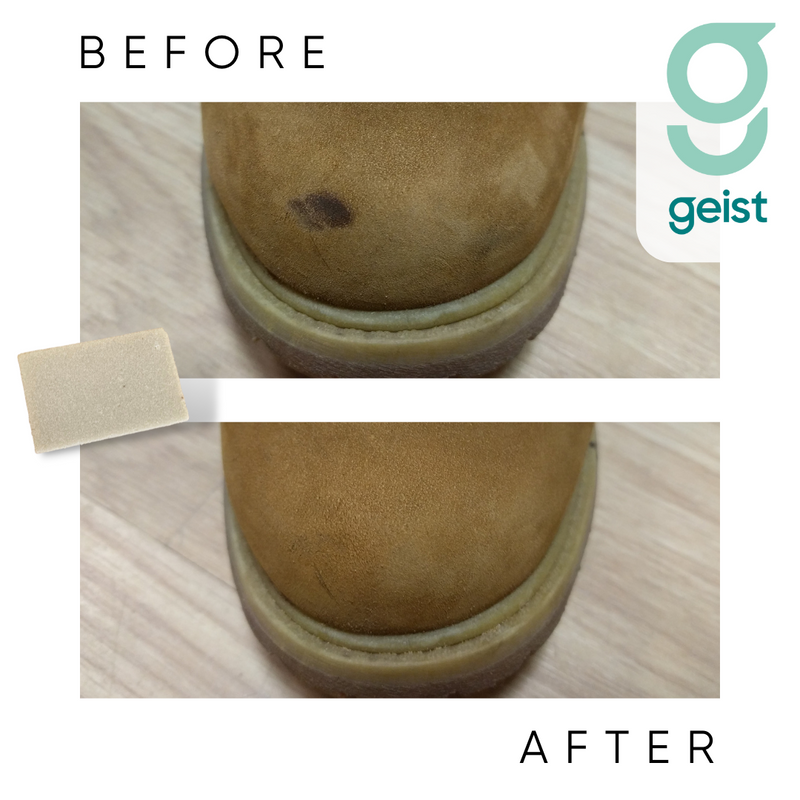 How to use a suede eraser online