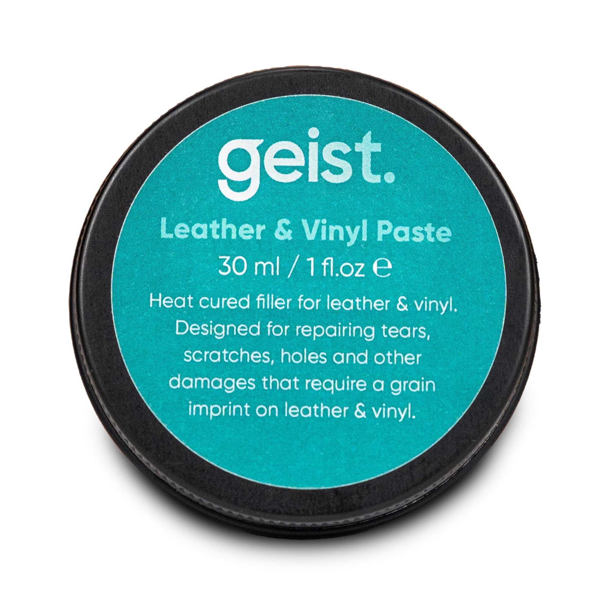 Geist. Leather & Vinyl Paste, Heat cured filler for leather & vinyl