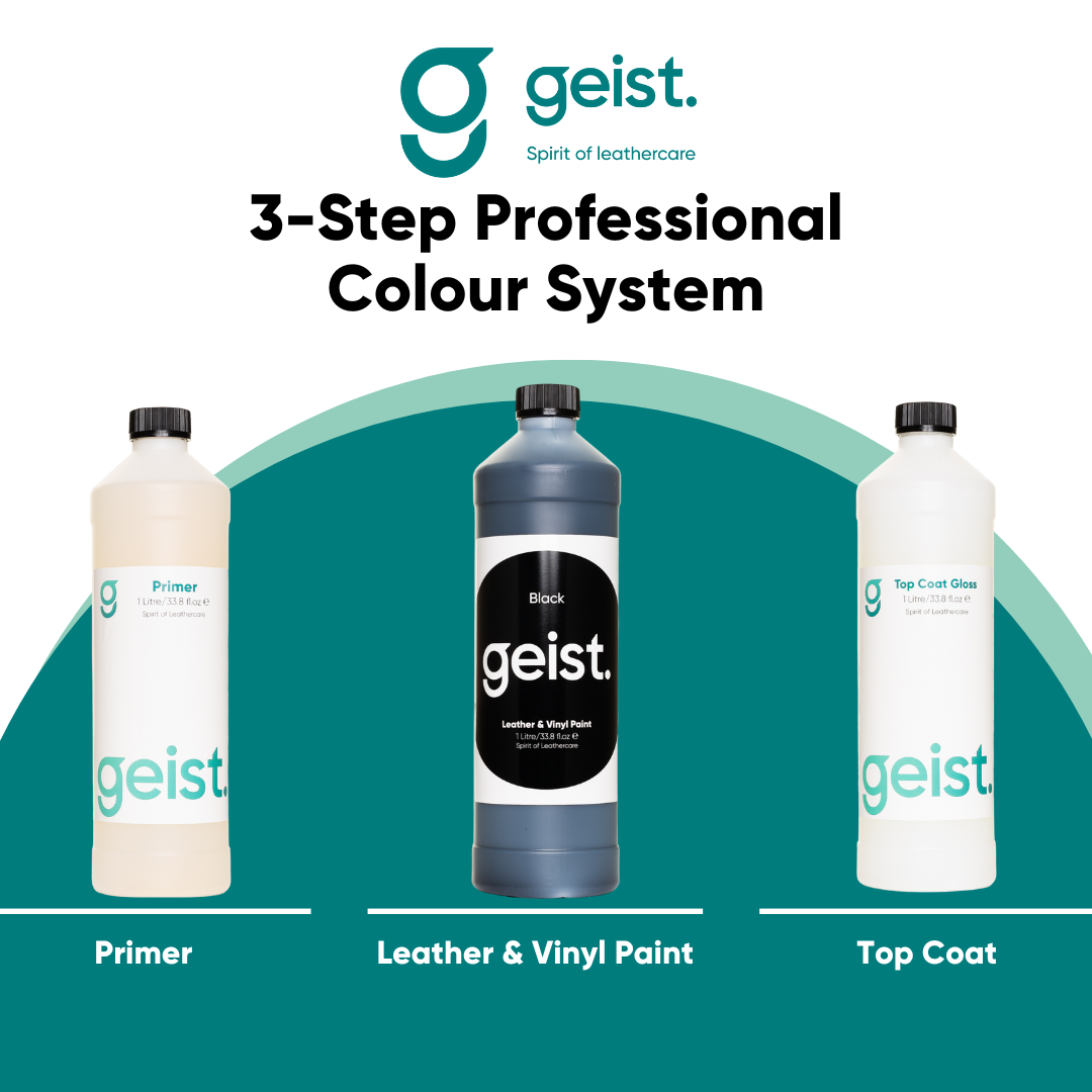 Geist. Leather Vinyl Paint www.leathercare